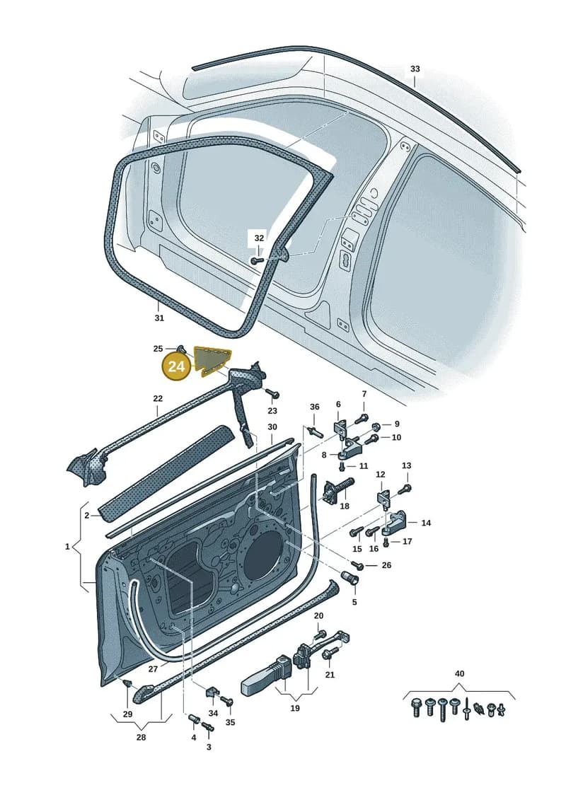 9J1837307A — Audi RS e-tron GT (2020-2025) diagram 4j1831010, position 24