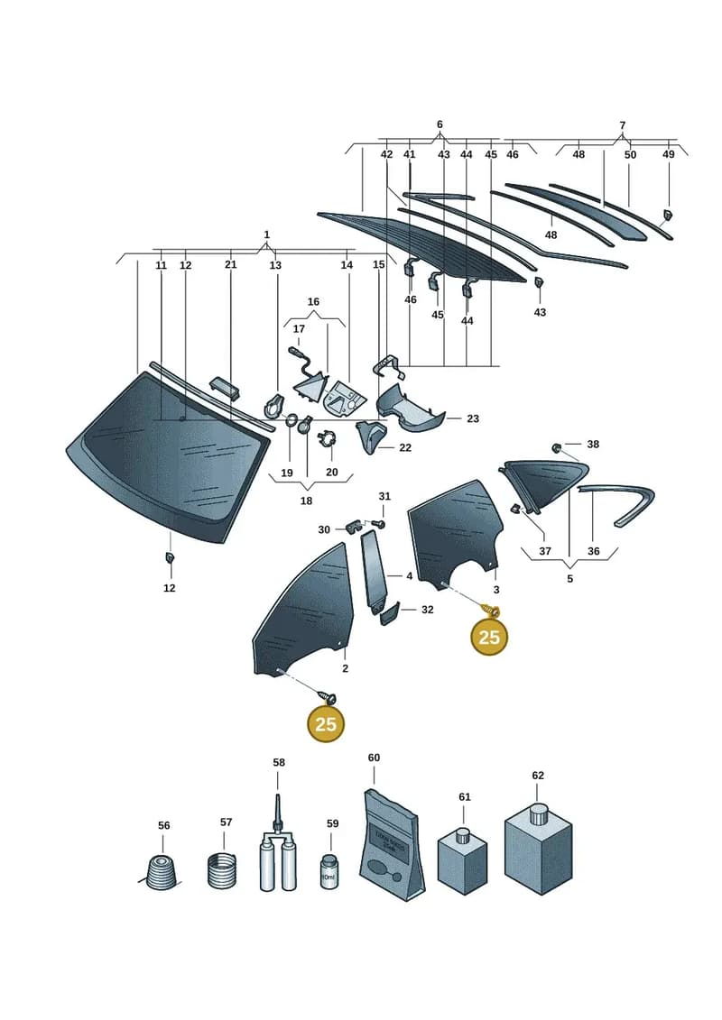 9J1837359A — Audi RS e-tron GT (2020-2025) diagram 4j1845000, position 25