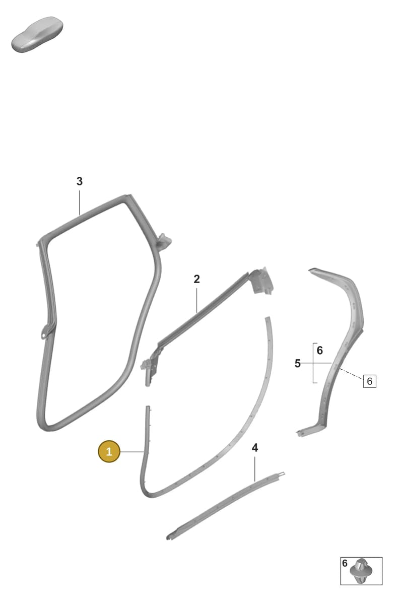 9J1839911 — Porsche Taycan Sport Turismo (2019-2024) diagram p56804275, position 1
