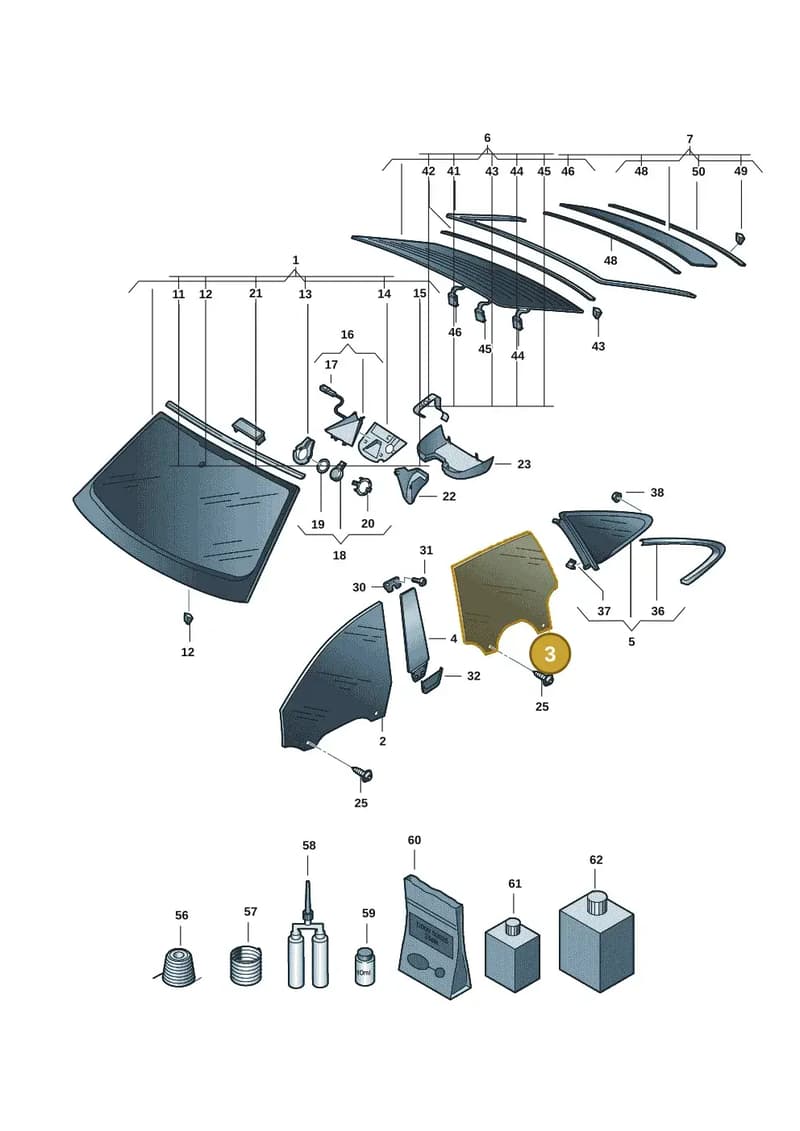 9J1845025G — Audi RS e-tron GT (2020-2025) diagram 4j1845000, position 3