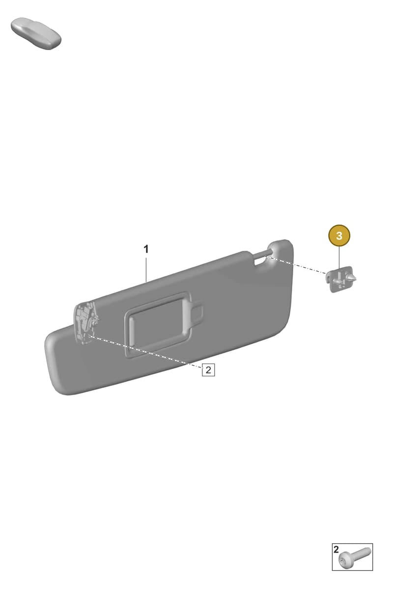 9J18575611E0 — Porsche Taycan Sport Turismo (2023-) diagram p56807650, position 3
