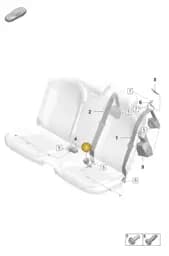 9J1857754D Porsche Belt Latch