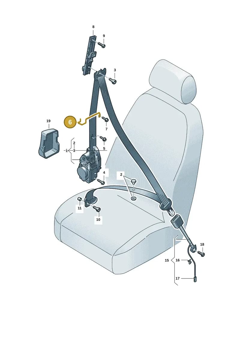 9J1857817C — Audi RS e-tron GT (2020-2025) diagram 4j1857600, position 6