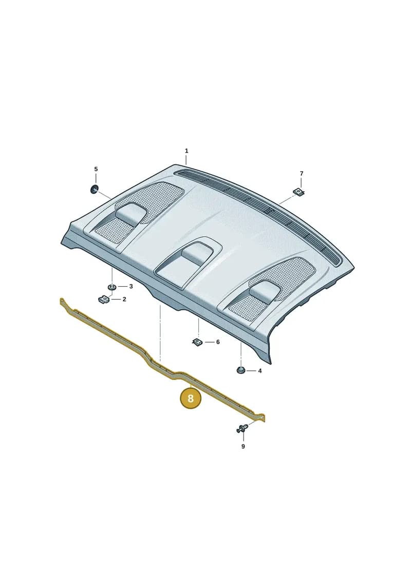 9J1863211B — Audi RS e-tron GT (2020-2025) diagram 4j1863600, position 8