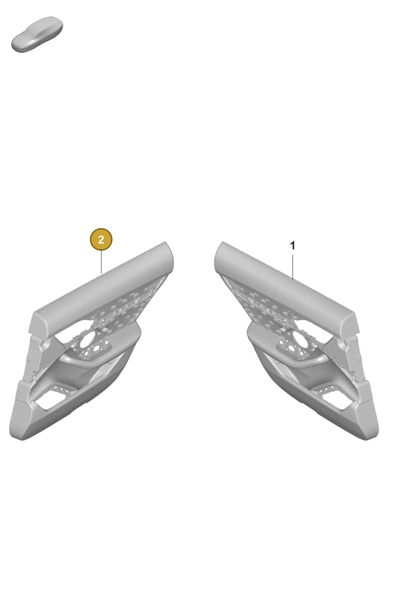 9J1867222FCOH7 — Porsche Taycan Sport Turismo (2023-2025) diagram p56808500, position 2