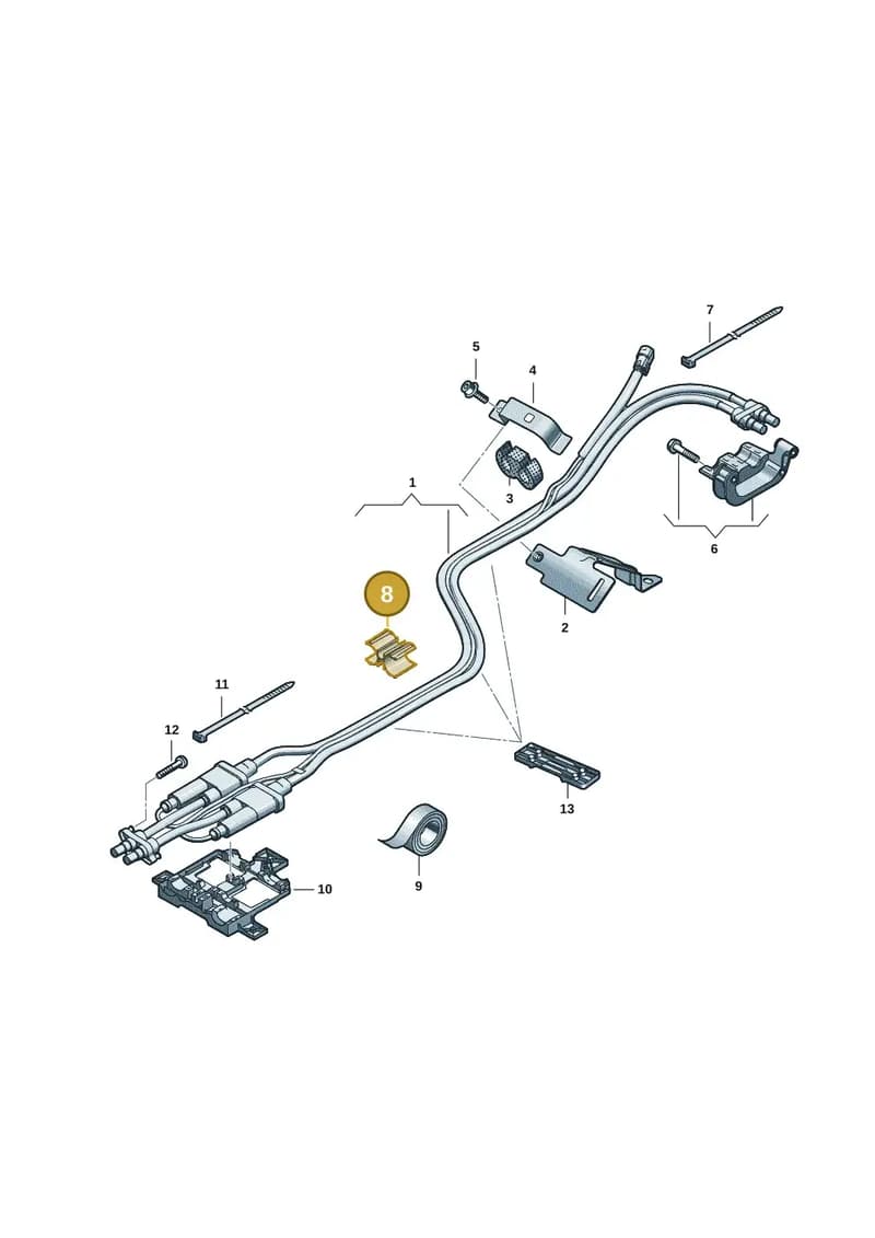 9J1867332 — Audi RS e-tron GT (2020-2025) diagram 4j1970210, position 8