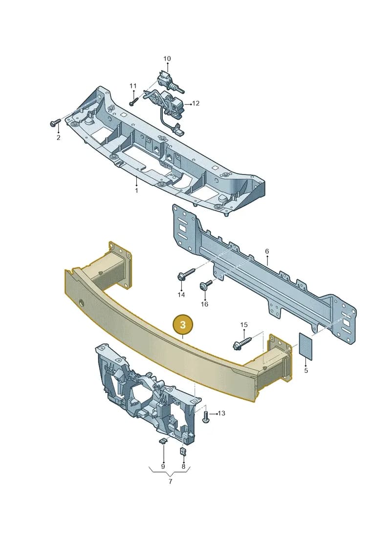 9J1867510 — Audi RS e-tron GT (2020-2025) diagram 4j1805000, position 3