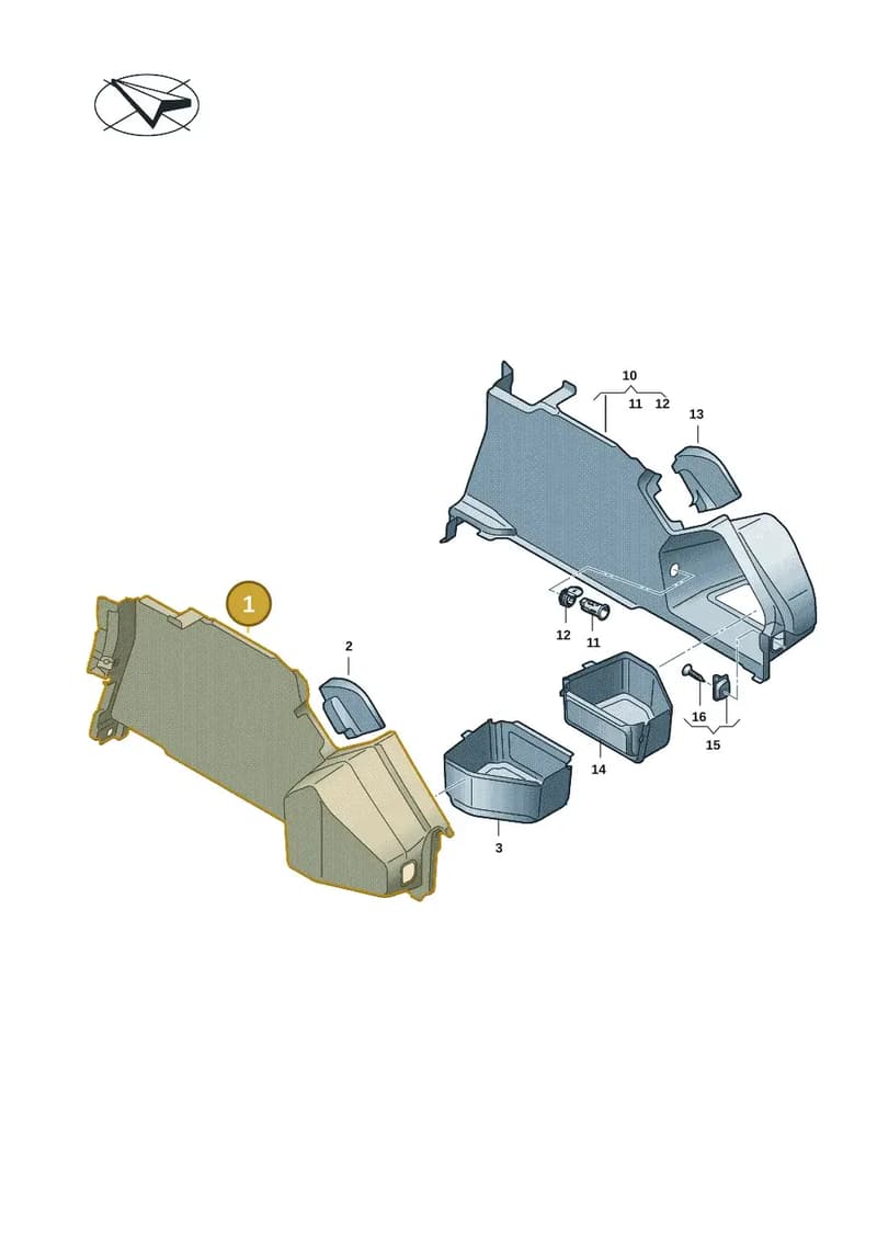 9J1868223GDK4 — Audi RS e-tron GT (2020-2025) diagram 4j1863850, position 1