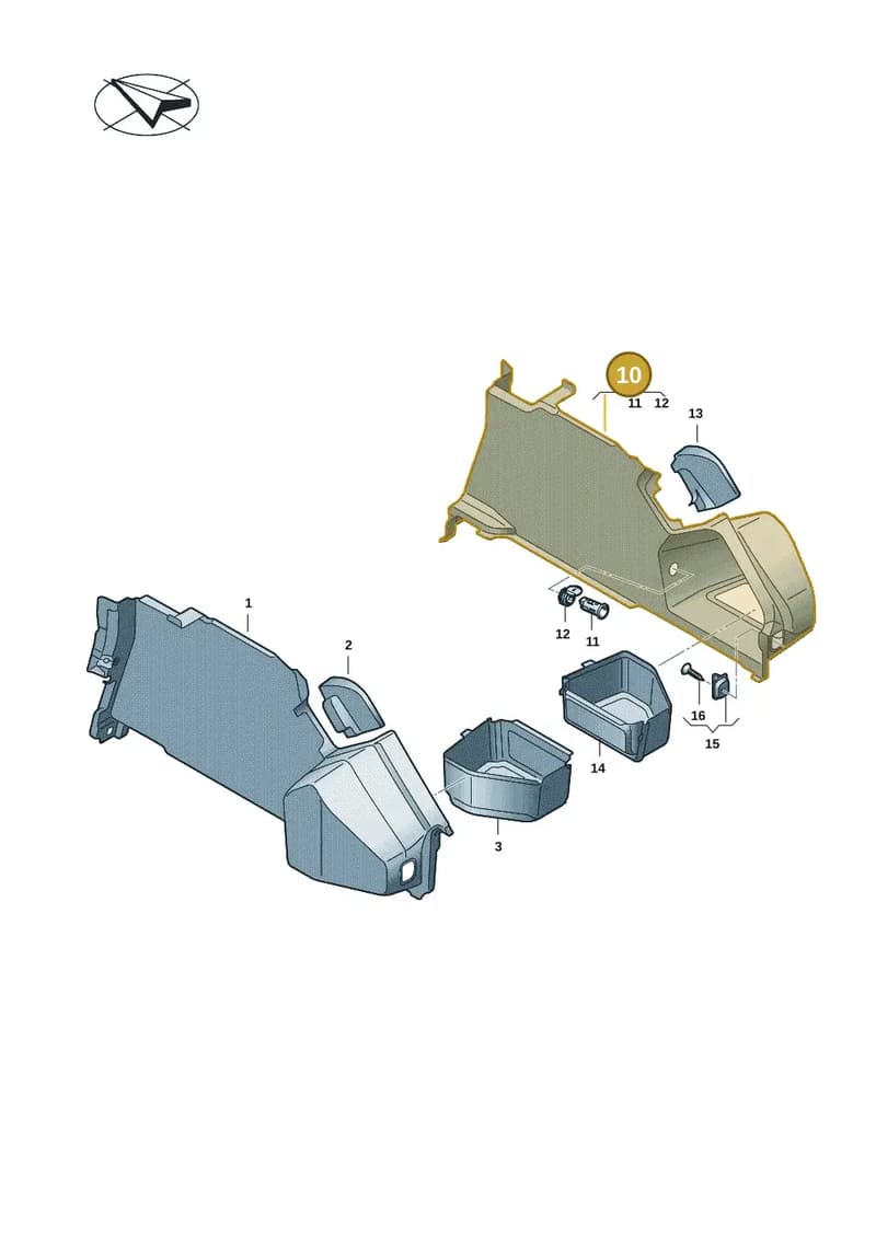 9J1868224CDK4 — Audi RS e-tron GT (2020-2025) diagram 4j1863850, position 10