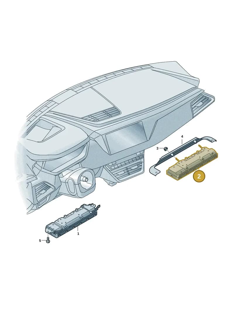 9J1880842H — Audi RS e-tron GT (2020-2025) diagram 4j1880300, position 2