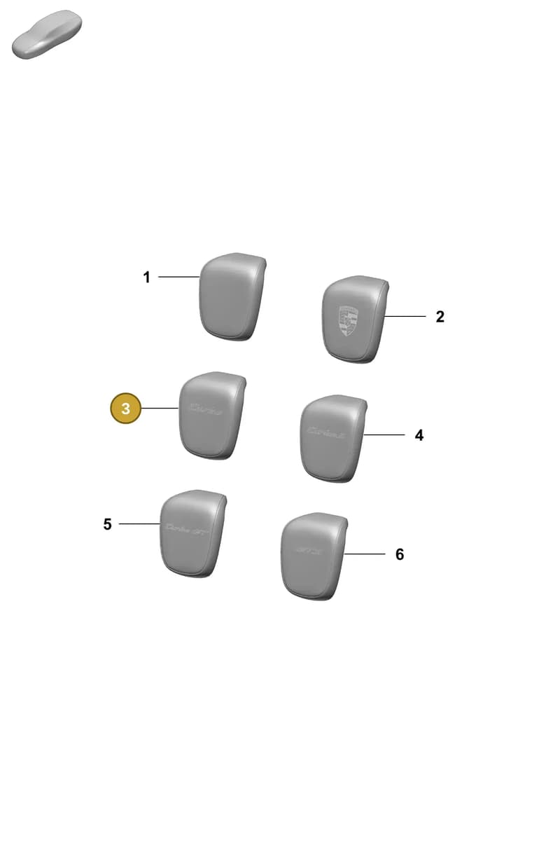 9J1881901AGOZ5 — Porsche Taycan Sport Turismo (2023-) diagram p64817220, position 3