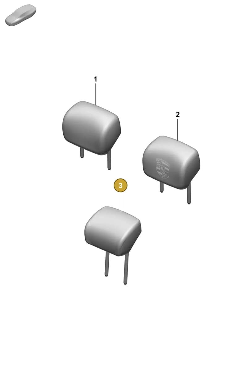 9J1885900FOH7 — Porsche Taycan Sport Turismo (2023-2025) diagram p64818220, position 3