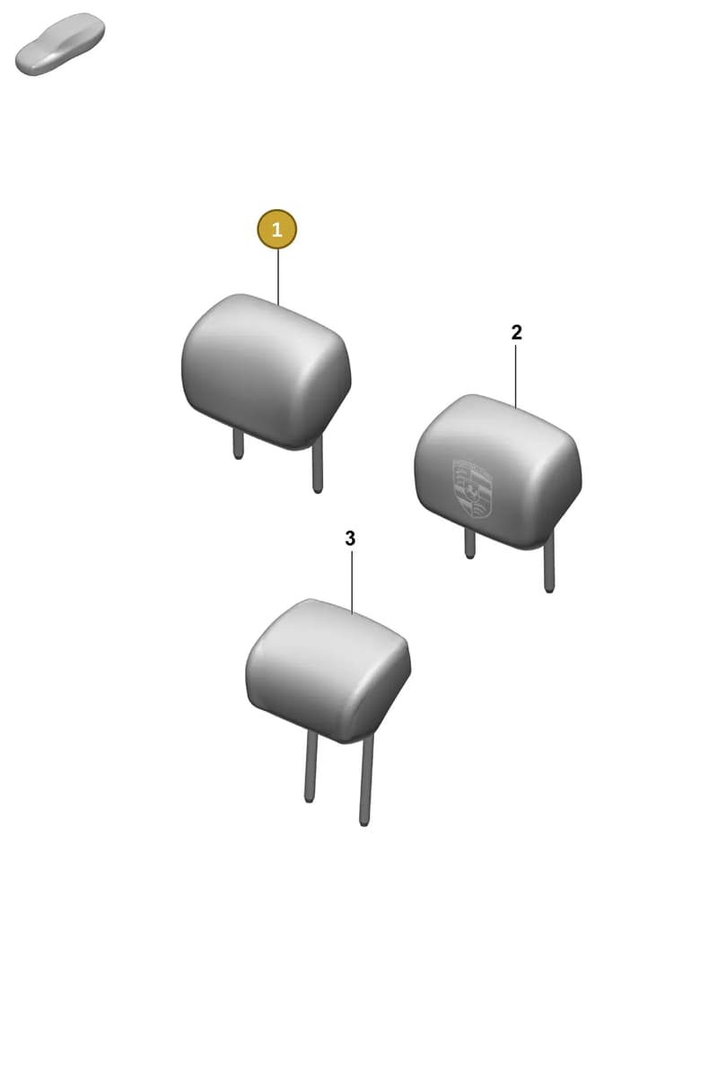9J1885901BAOU6 — Porsche Taycan Sport Turismo (2023-) diagram p64818220, position 1