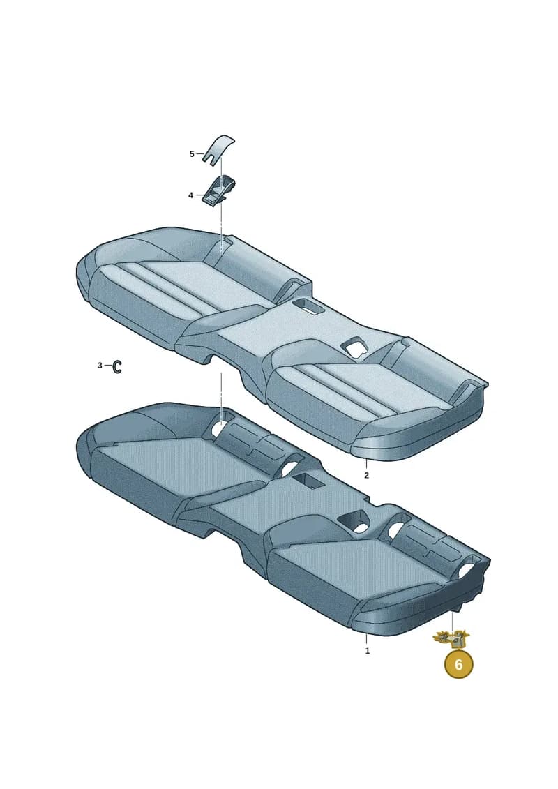 9J1885968 — Audi RS e-tron GT (2020-2025) diagram 4j1885000, position 6