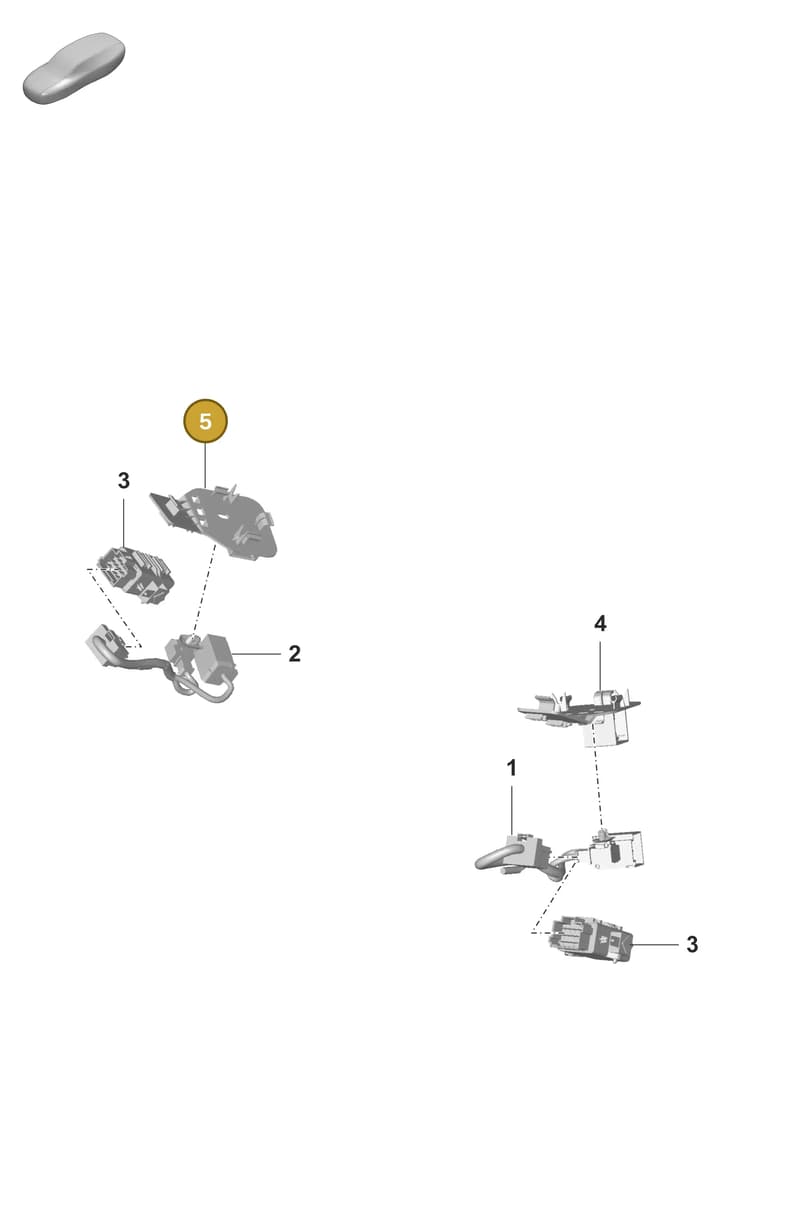 9J1885968 — Porsche Taycan Sport Turismo (2023-2025) diagram p56818500, position 5