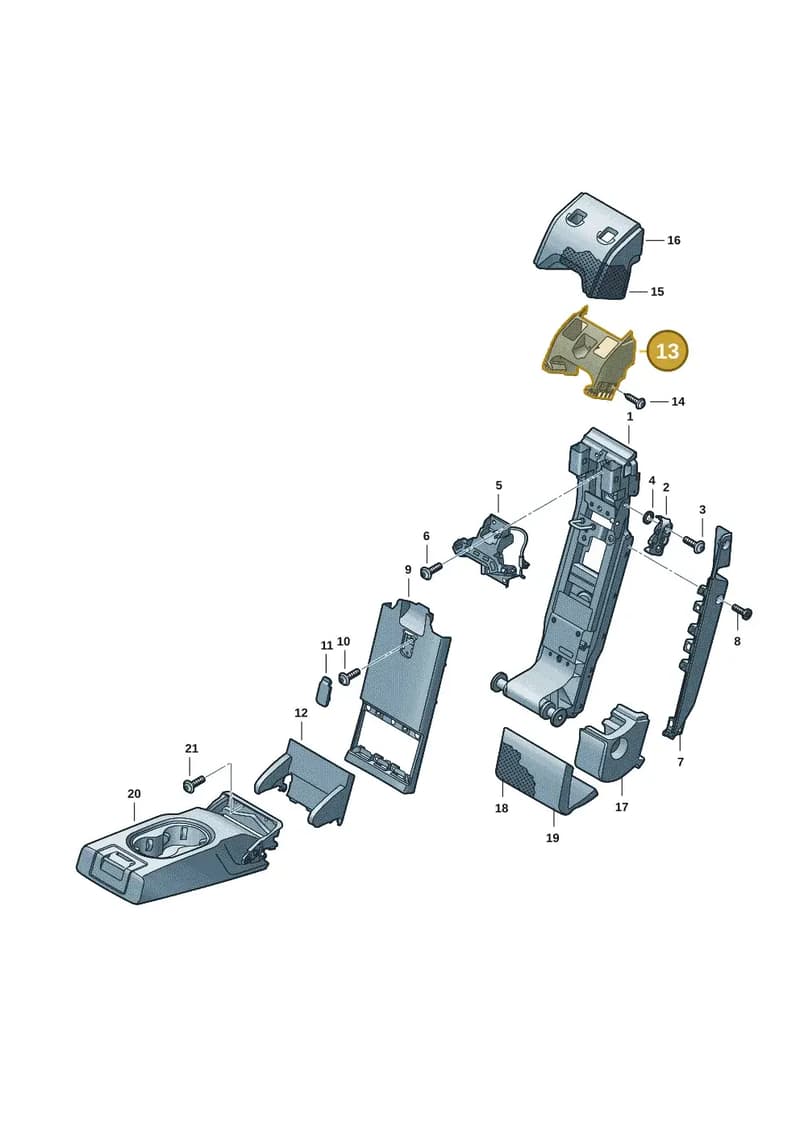 9J1886744 — Audi RS e-tron GT (2020-2025) diagram 4j1885750, position 13