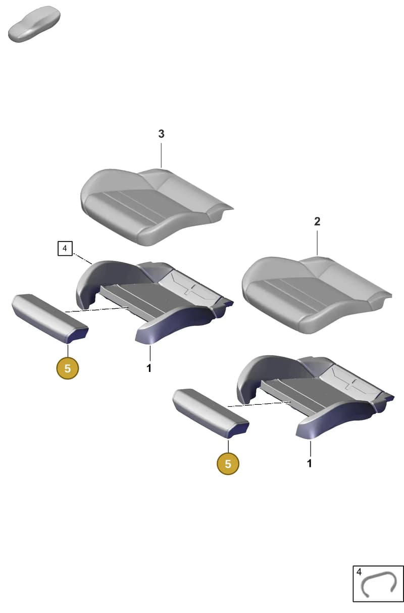 9J1898028 — Porsche Taycan Sport Turismo (2019-2024) diagram p56817420, position 5