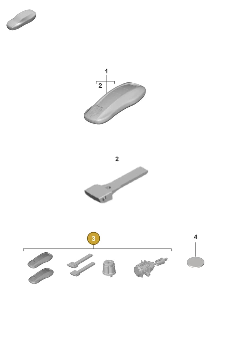 9J1898374BC — Porsche Taycan Sport Turismo (2023-2025) diagram p56898000, position 3