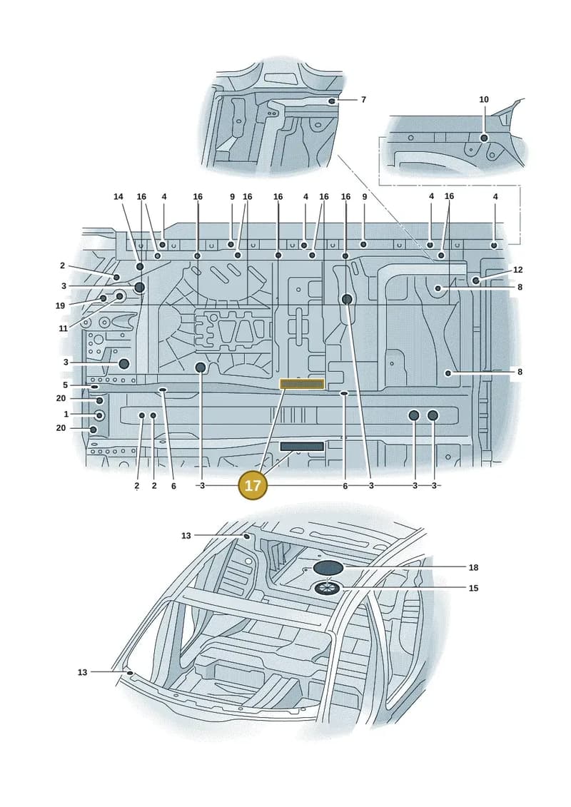9J1899192A — Audi RS e-tron GT (2020-2025) diagram 4j1803350, position 17