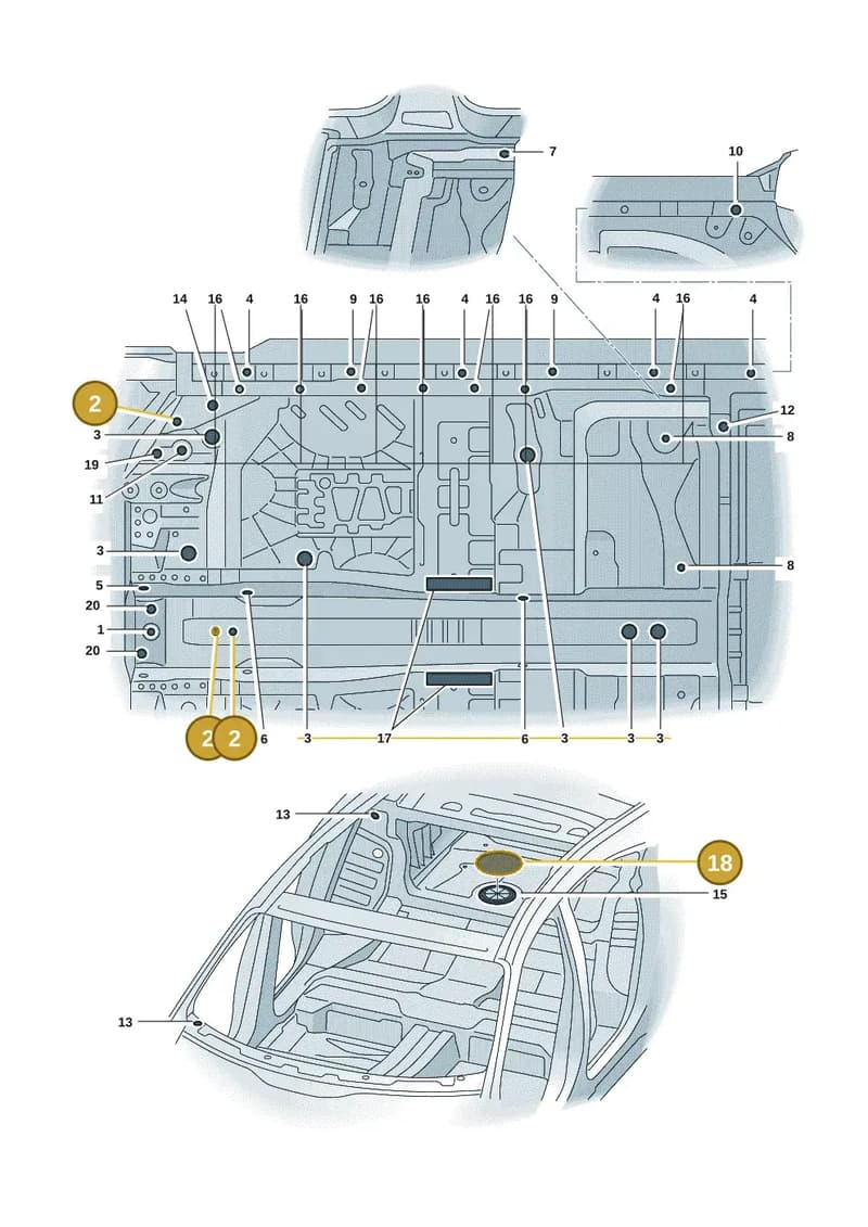 9J1899194 — Audi RS e-tron GT (2020-2025) diagram 4j1803350, position 2+18