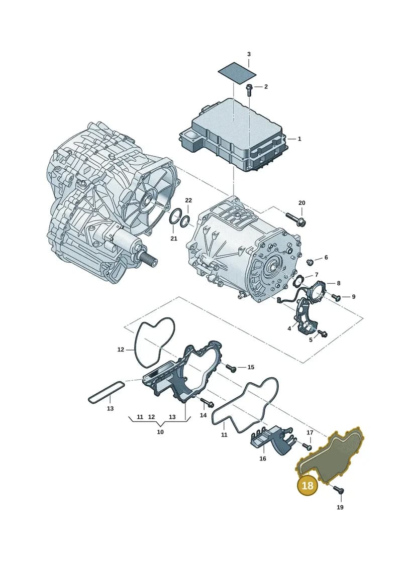 9J1901136 — Audi RS e-tron GT (2020-2025) diagram 4j1901900, position 18