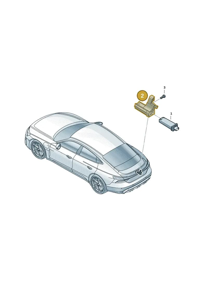 9J1907297B — Audi RS e-tron GT (2020-2025) diagram 4j1907700, position 2