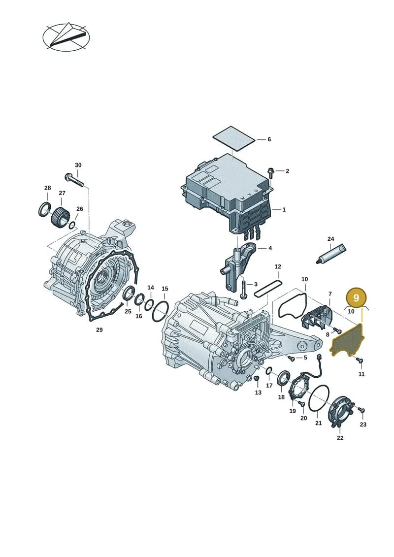 9J1907729 — Audi RS e-tron GT (2020-2025) diagram 4j1901400, position 9