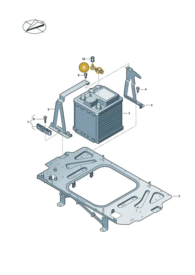 9J1915137B — Audi RS e-tron GT (2020-2025) diagram 4j1915000, position 9