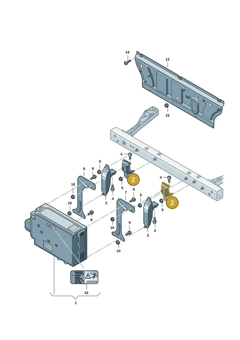 9J1915323A — Audi RS e-tron GT (2020-2025) diagram 4j1915580, position 2