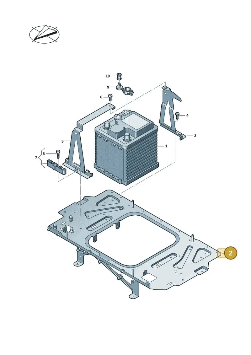 9J1915516AB — Audi RS e-tron GT (2020-2025) diagram 4j1915000, position 2