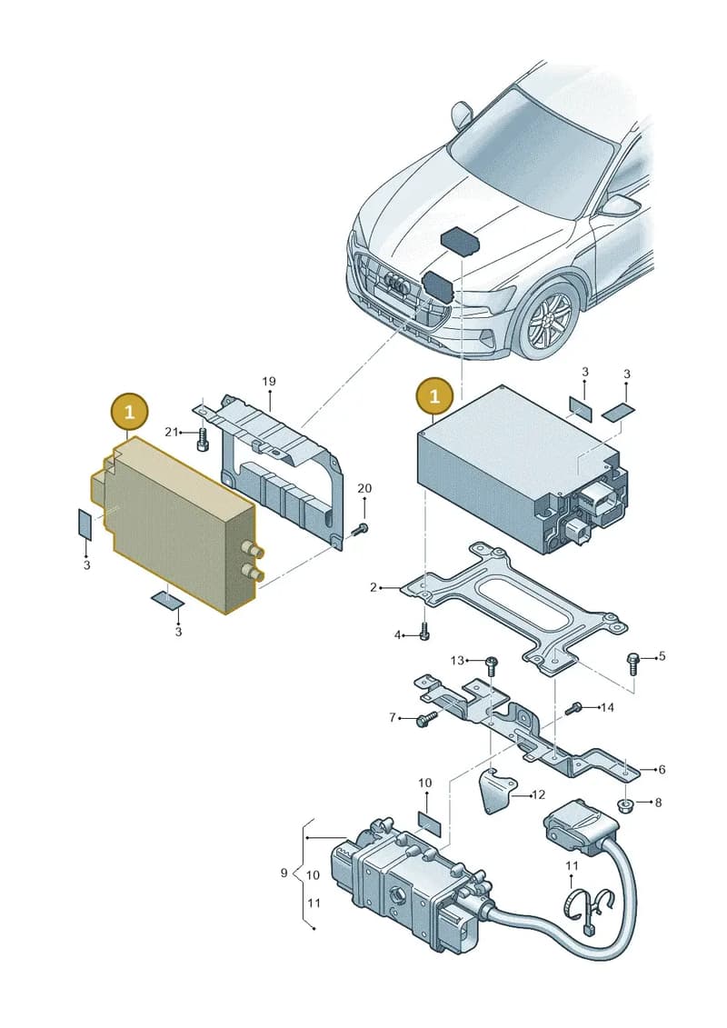 9J1915684B — Audi Q8 e-tron (2018-2025) diagram 586915800, position 1