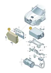9J1915684T Porsche Charger for High-Voltage Battery