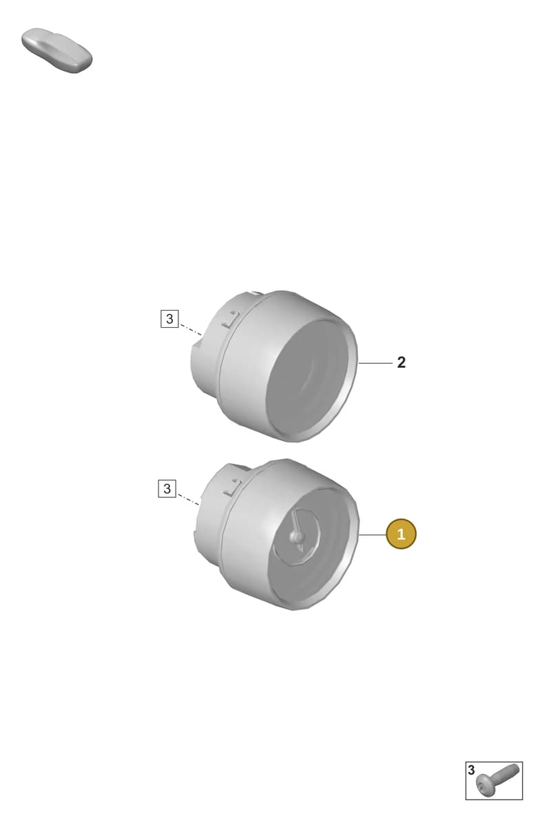 9J1919203POL8 — Porsche Taycan Sport Turismo (2019-2024) diagram p56906100, position 1