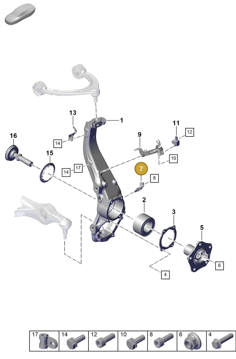 9J1927807 — Porsche Taycan Sport Turismo (2023-2025) diagram p56401020, position 7