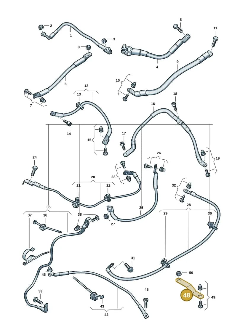 9J1937521 — Audi RS e-tron GT (2020-2025) diagram 4j1972000, position 48