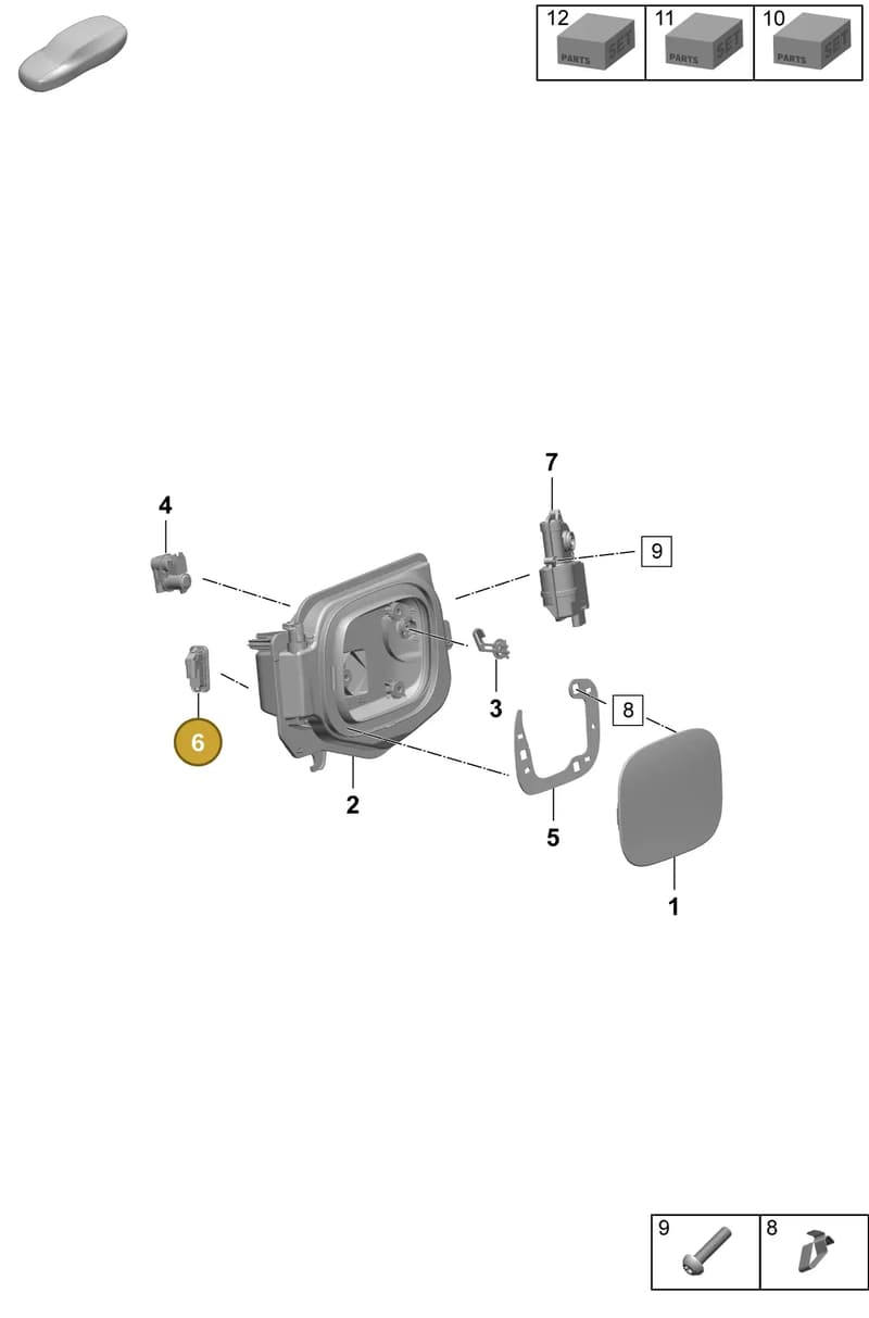9J1947211A — Porsche Macan (2024-2024) diagram p61801600, position 6