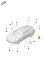 9J1947581AA Porsche LED Module