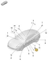 9J1947581S Porsche LED Module