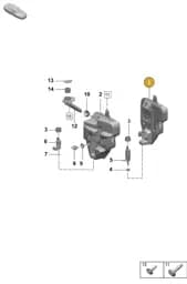 9J1955453C Porsche Wash Water Reservoir