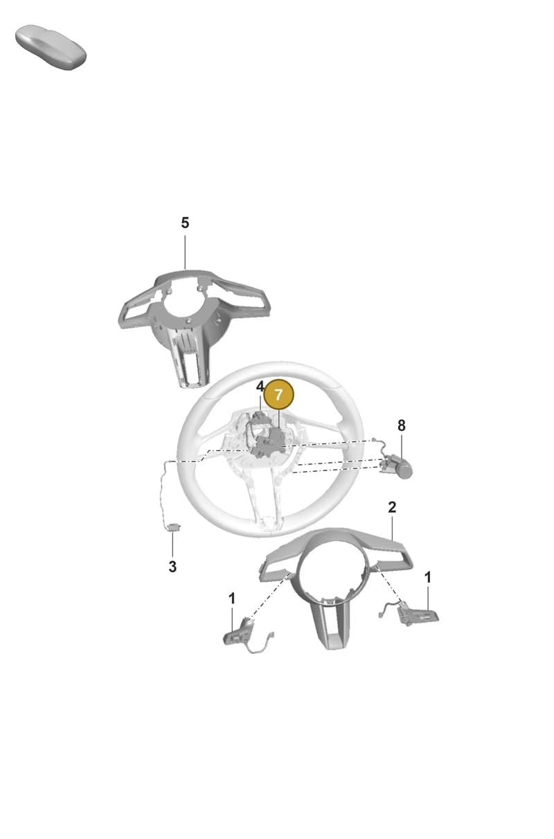 9J1959256C — Porsche Taycan Sport Turismo (2019-2024) diagram p56403250, position 7