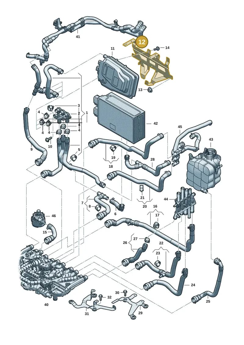 9J1963285B — Audi RS e-tron GT (2020-2025) diagram 4j1121120, position 12
