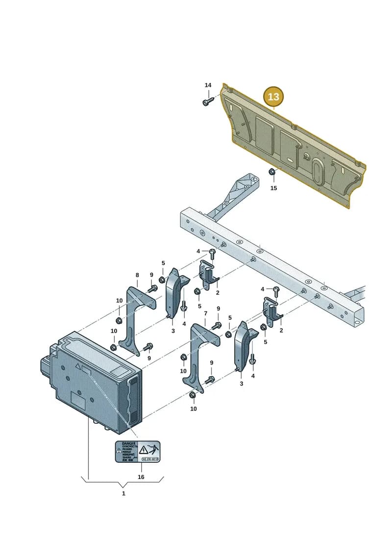 9J1963417 — Audi RS e-tron GT (2020-2025) diagram 4j1915580, position 13