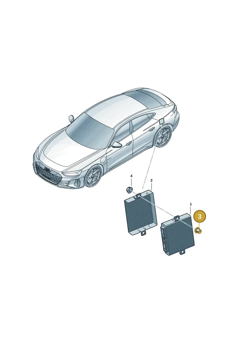 9J1965587 — Audi RS e-tron GT (2020-2025) diagram 4j1906000, position 3
