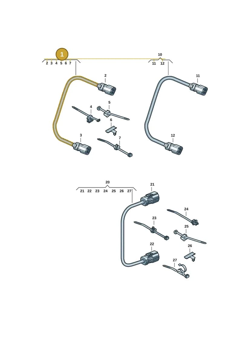 9J1971059B — Audi RS e-tron GT (2020-2025) diagram 4j1970130, position 1