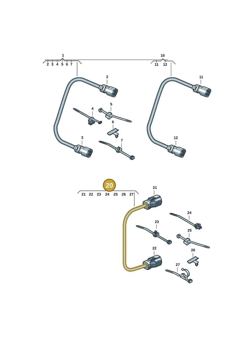 9J1971079B — Audi RS e-tron GT (2020-2025) diagram 4j1970130, position 20