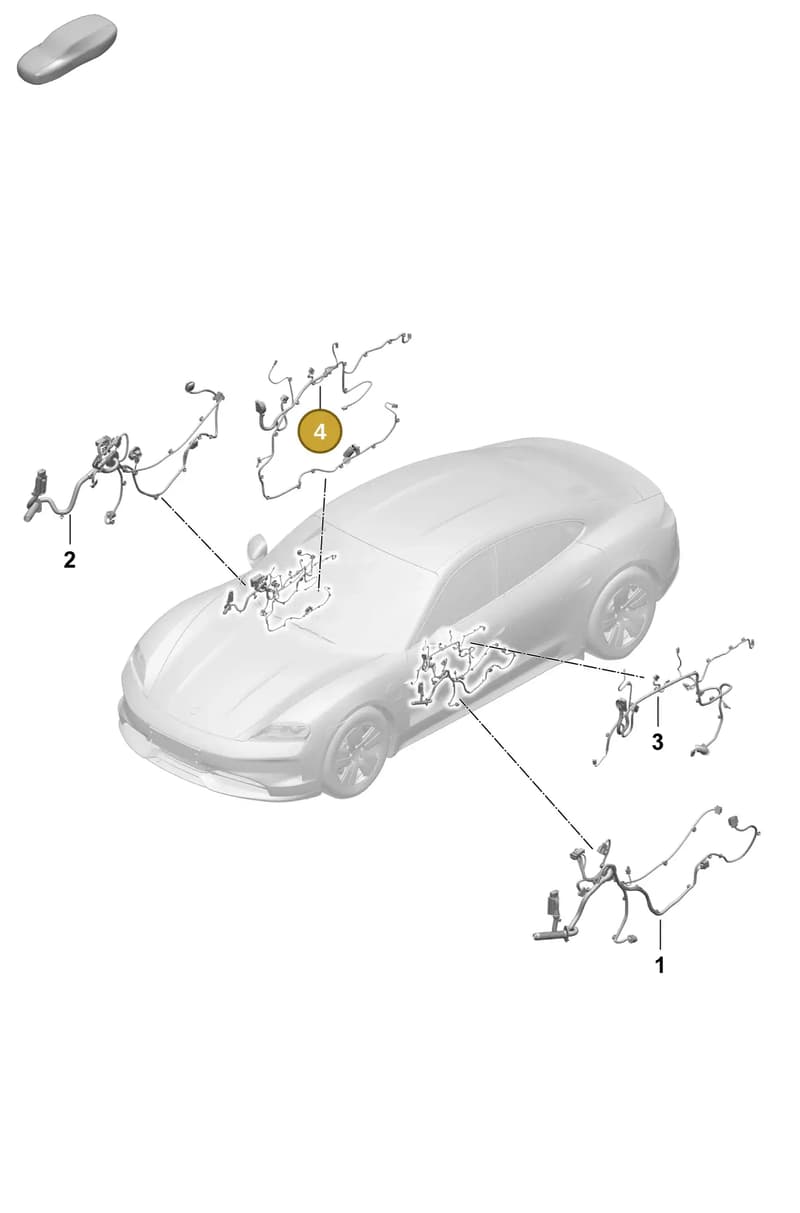 9J1971162ER — Porsche Taycan Sport Turismo (2023-2025) diagram p64903600, position 4