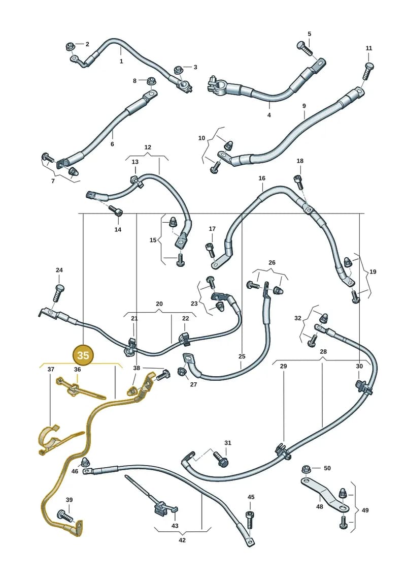 9J1971537C — Audi RS e-tron GT (2020-2025) diagram 4j1972000, position 35