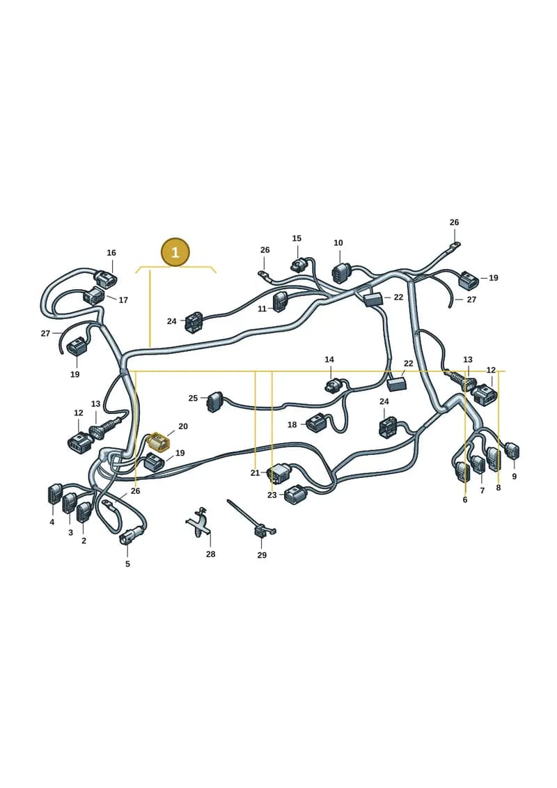 9J1971772BK — Audi RS e-tron GT (2020-2025) diagram 4j1971150, position 1