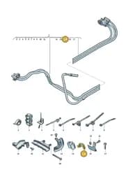 9J1971789A Porsche Cable Holder
