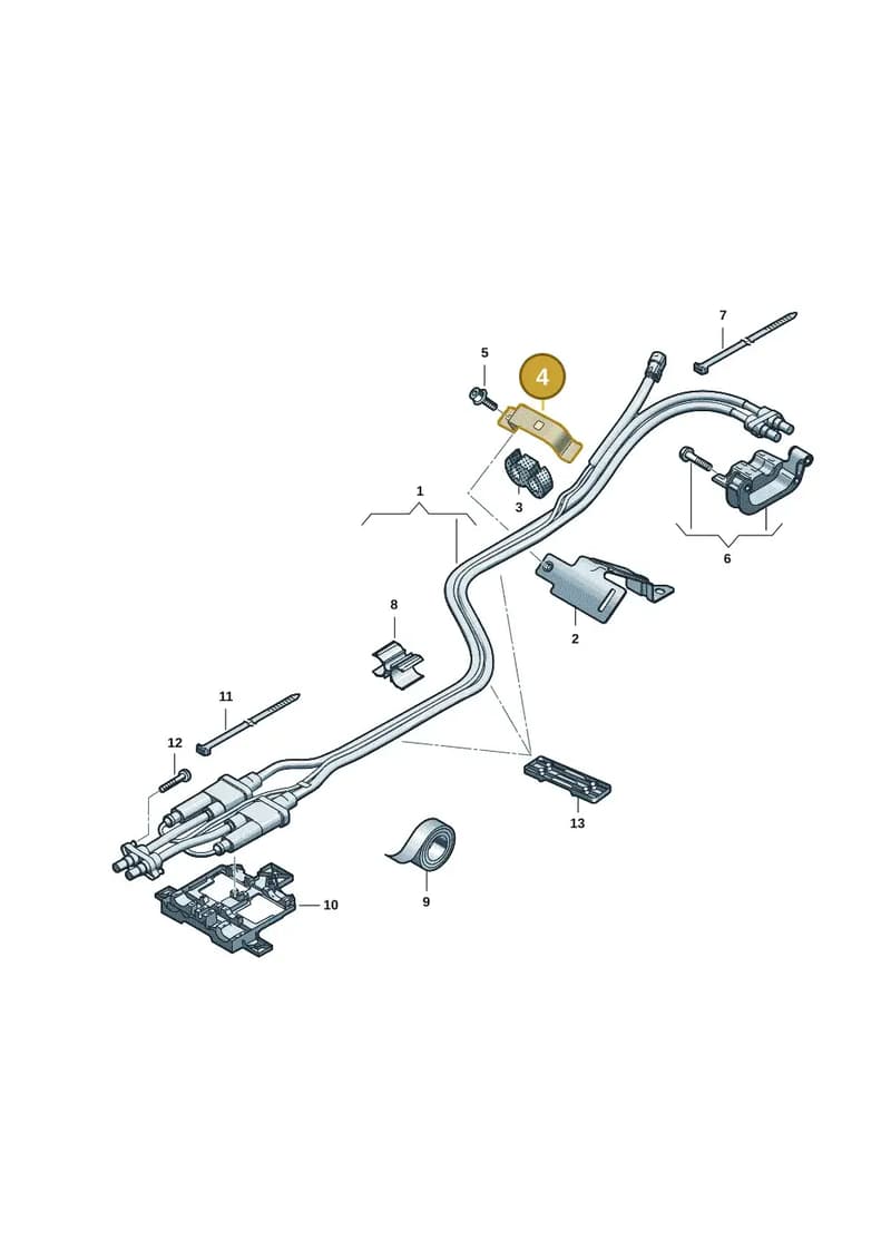 9J1971789C — Audi RS e-tron GT (2020-2025) diagram 4j1970210, position 4